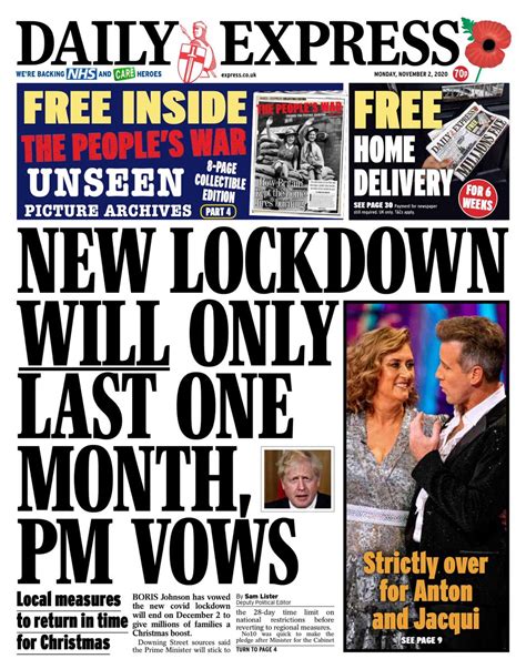 front page news